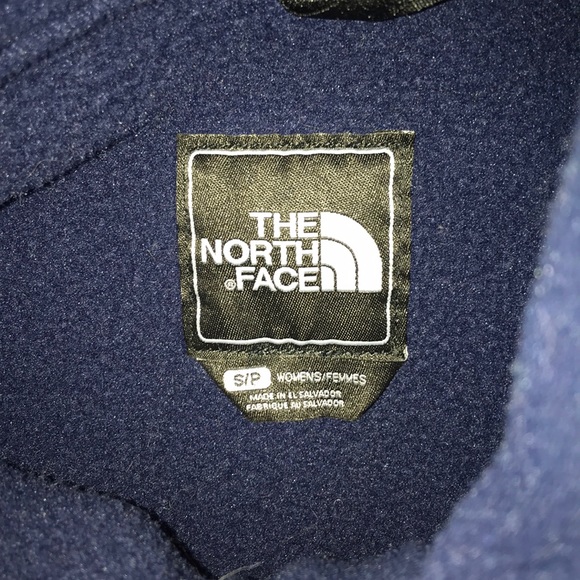 Navy blue North face Fleece - Picture 2 of 2